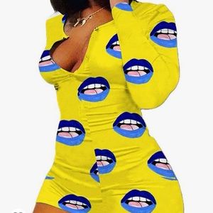 Long sleeve women bodysuit pajamas